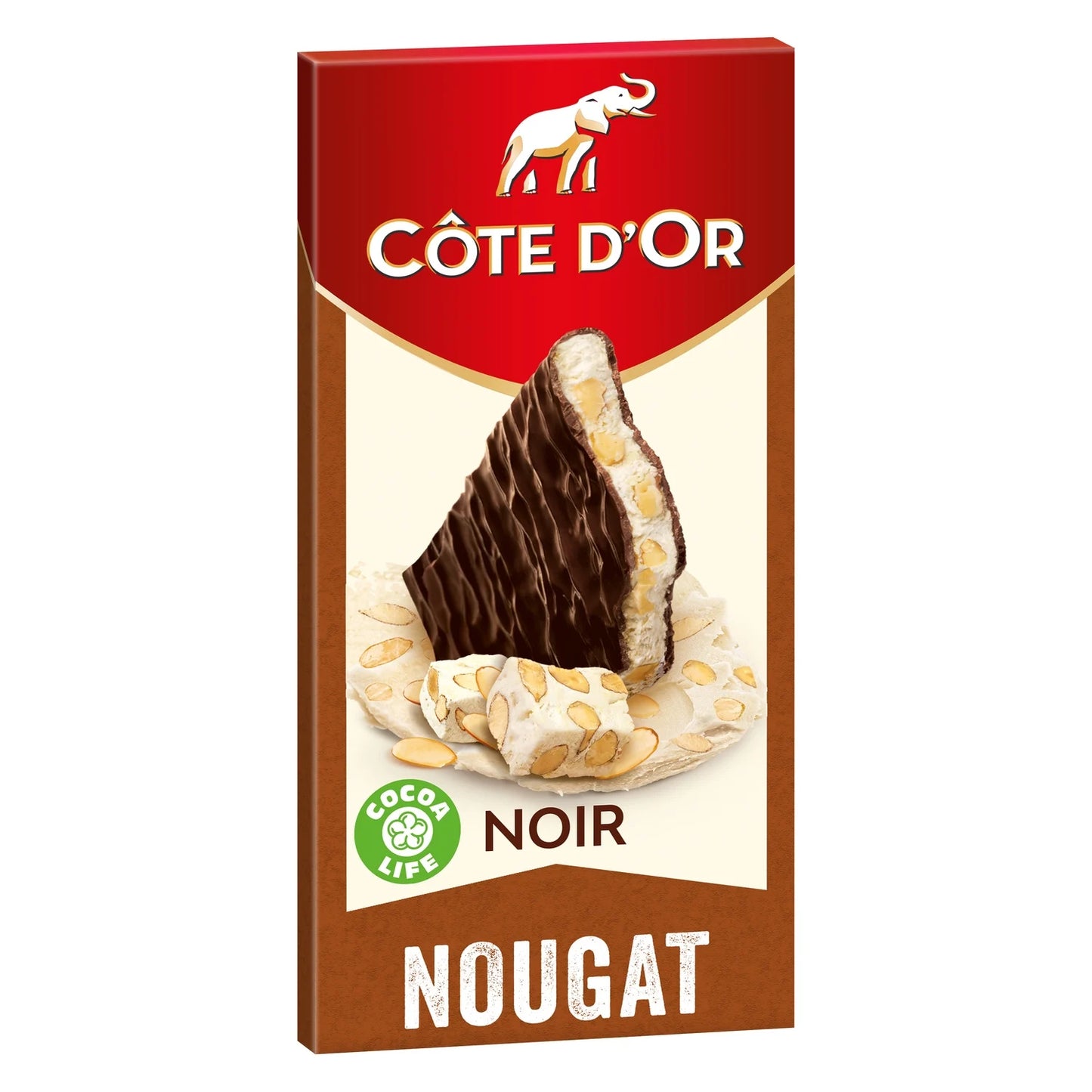 CÔTE D’OR Dark Chocolate with Nougat 130g