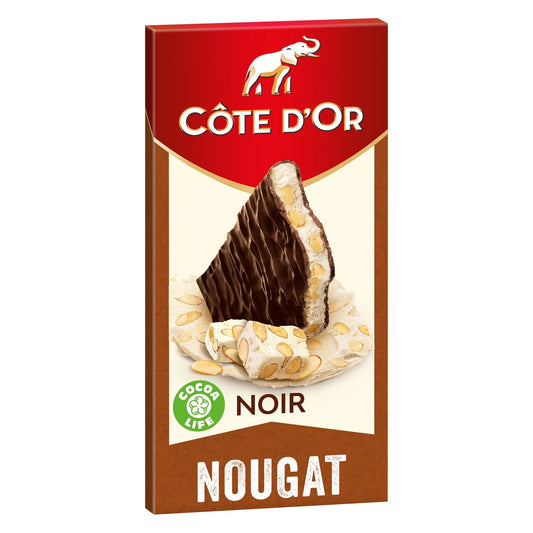 CÔTE D’OR Dark Chocolate with Nougat 130g