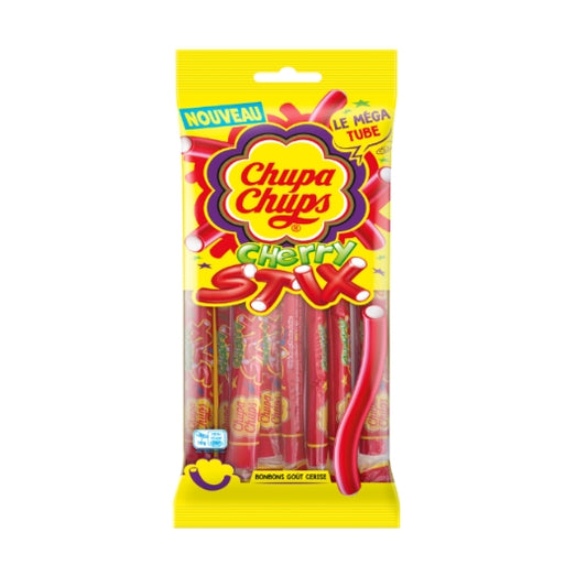 CHUPA CHUPS Bonbon Flowpack Cherry Stix 80g