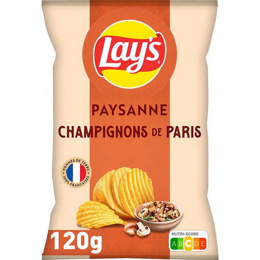 LAY’S Rustic Chips – Paris Mushroom Flavor 120g