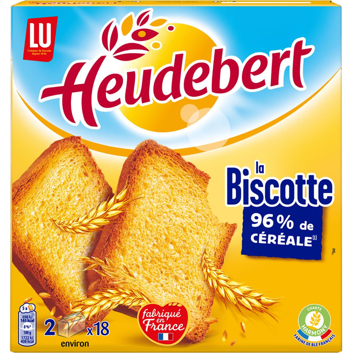 HEUDEBERT La Biscotte 96% Cereal 34 toasts – 300g