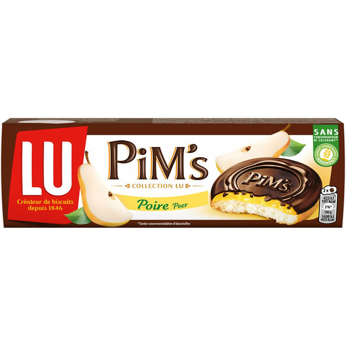 PIM’S Chocolate-Covered Sponge Cakes with Pear Flavor 150g