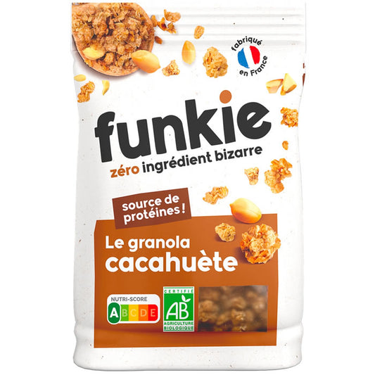 FUNKIE Organic Granola – Peanut 300g