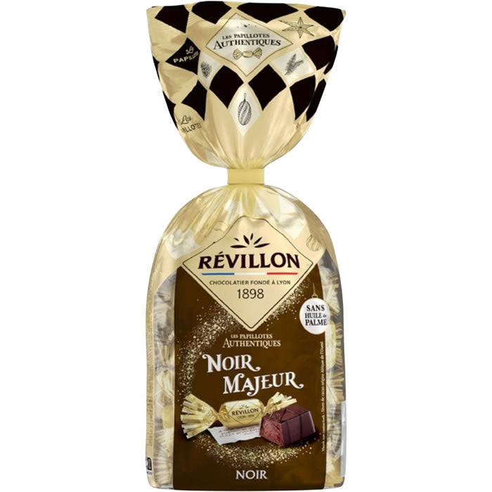 Chocolates Sortidos Meio Amargo, ao Leite e Branco REVILLON CHOCOLATIER Les Papillotes Authentiques 360g