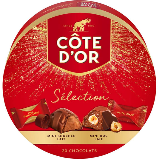 COTE D'OR Mini bouchées au chocolat au lait 187g