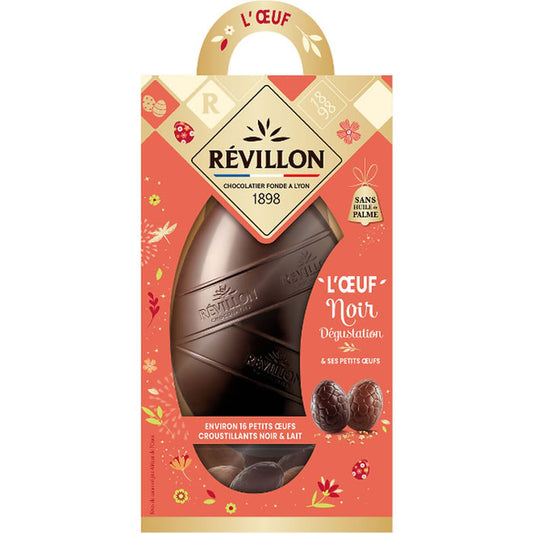 RÉVILLON Oeuf au chocolat noir et bonbons au chocolat 250g
