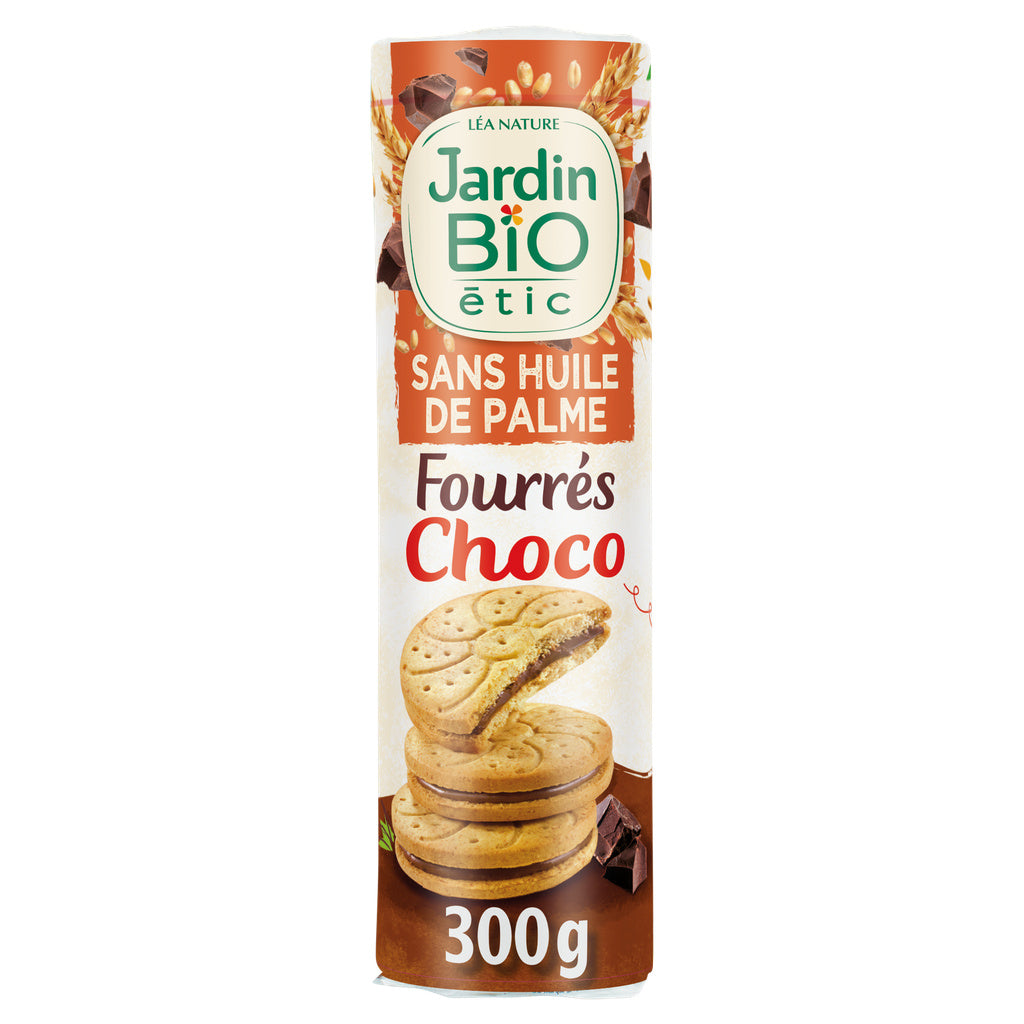 JARDIN BIO Organic Chocolate Filled Biscuits (15 Packs - 300g)