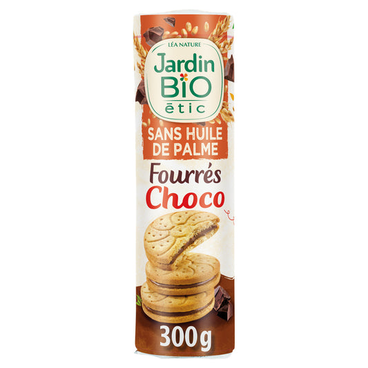 JARDIN BIO Organic Chocolate Filled Biscuits (15 Packs - 300g)