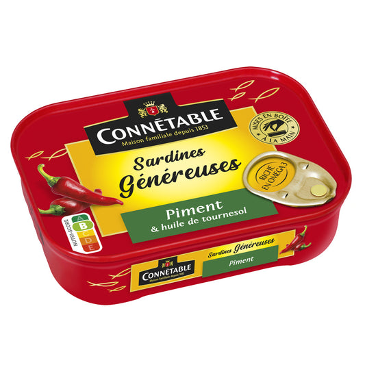 CONNETABLE Großzügige Sardinen mit Chili 140g