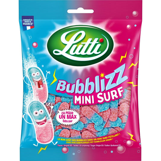 LUTTI Bonbons Bubblizz Mini Surf piquants 180g