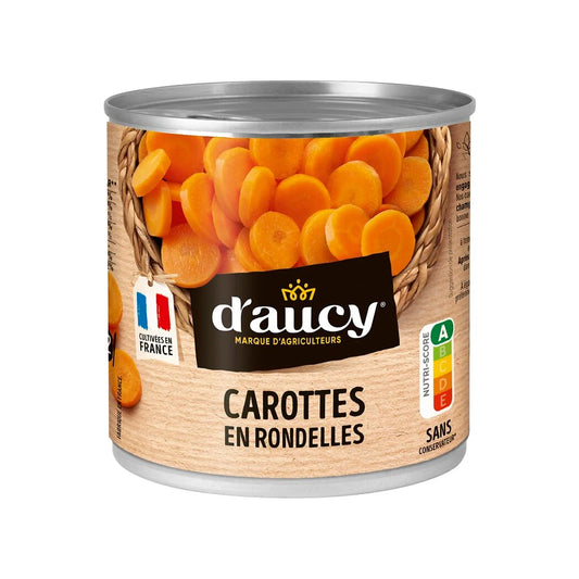 D'AUCY Carottes en rondelles 240 g