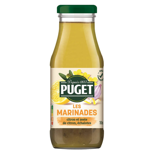 PUGET Marinade citron zestes de citron et échalotes 20cl