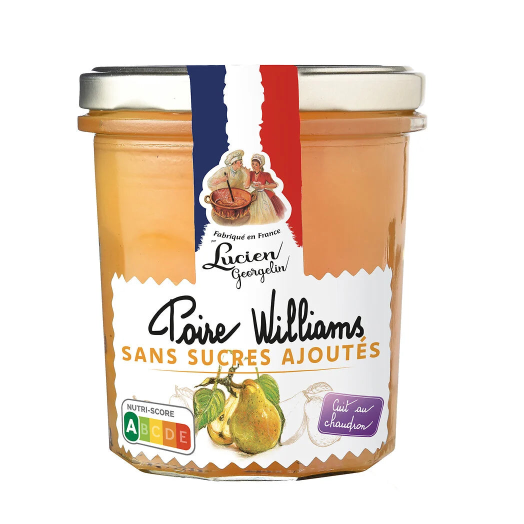 LUCIEN GEORGELIN Préparation poire Williams sans sucres ajoutés 320g