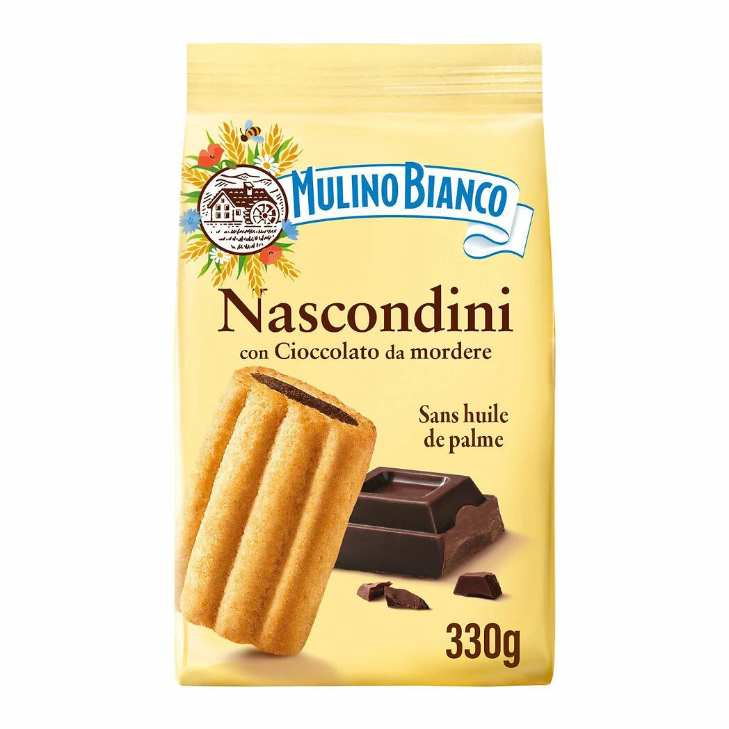 MULINO BIANCO Biscuit Nascondini fourrée au chocolat 330g
