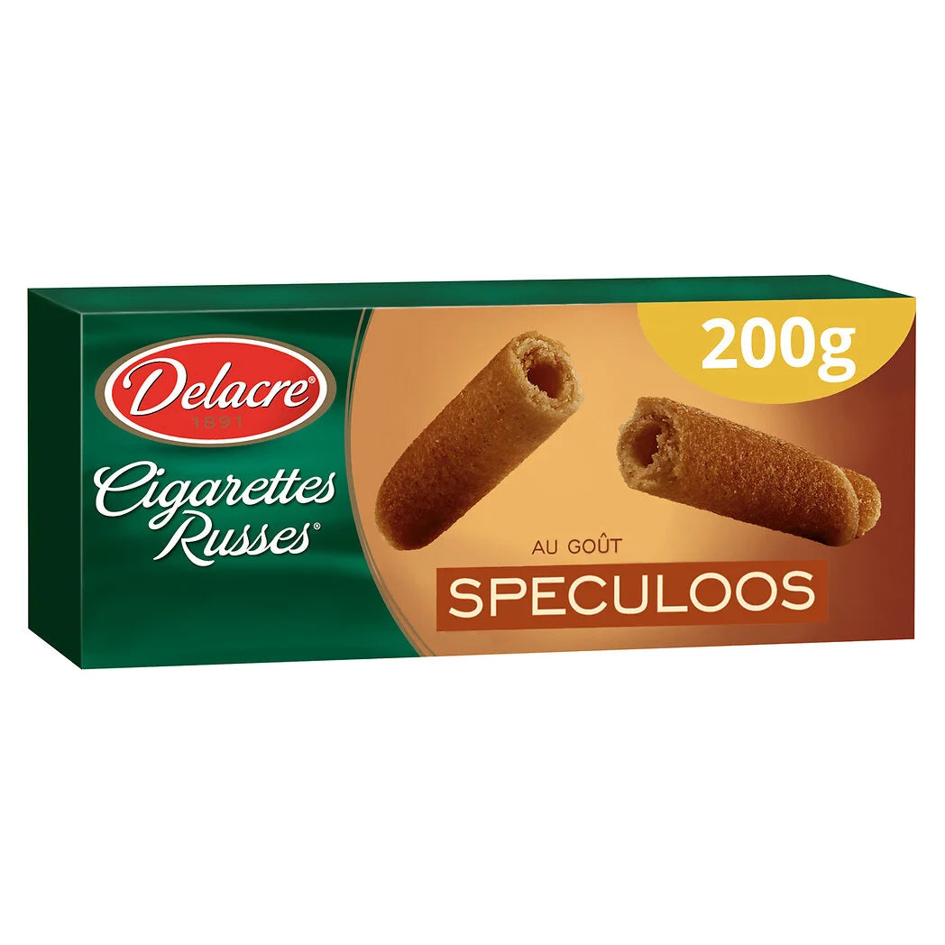 DELACRE Cigarettes Russes Speculoos Biscuits 200g