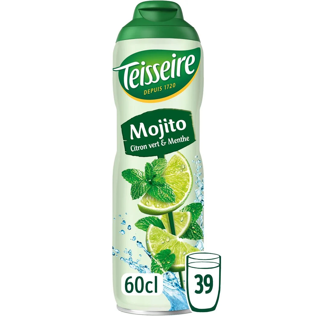 TEISSEIRE Sirop Mojito citron vert et menthe 60cl