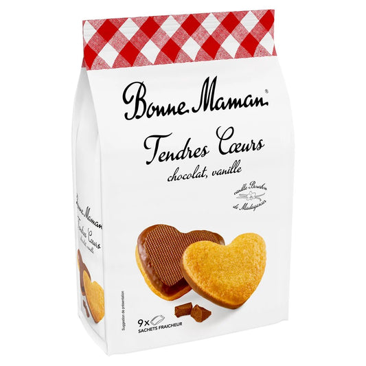 BONNE MAMAN Soft Heart Chocolate Cakes 225 g