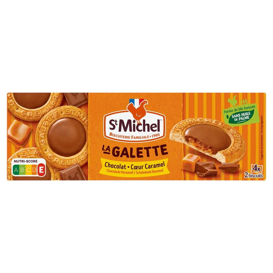 ST MICHEL Chocolate Caramel Galettes 98g