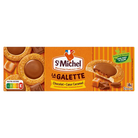ST MICHEL Chocolate Caramel Galettes 98g