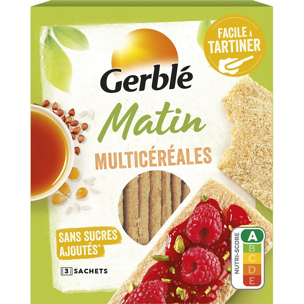 GERBLE Tartines petit déjeuner multicéréales 125g