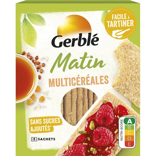 GERBLE Tartines petit déjeuner multicéréales 125g