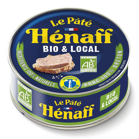 HENAFF Pâté pur porc BIO 154g