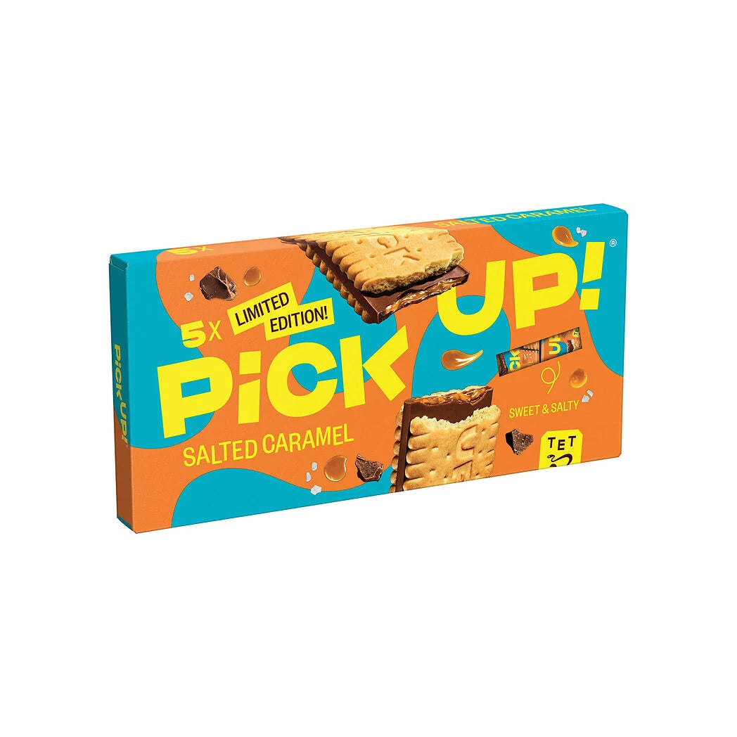 BAHLSEN Pick Up - Biscuits filled with Milk Chocolate and Salted Caramel 140g