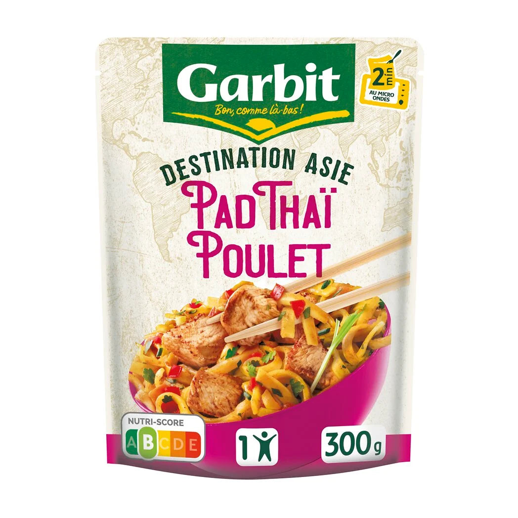 GARBIT Pad thaï Pad thaï nouilles, poulet 300g