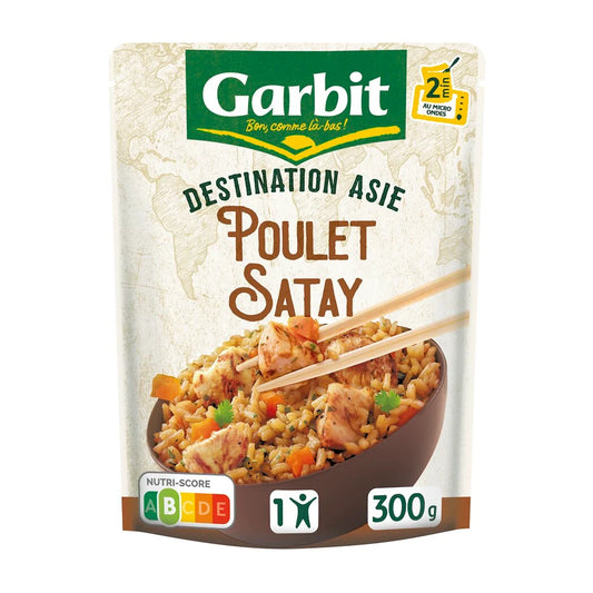 GARBIT Satay riz long, poulet 300g