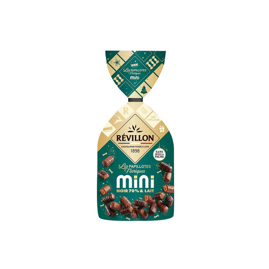 REVILLON CHOCOLATIER Mini Filled Chocolates Milk & Dark 70% Les Papillotes Féériques 300g