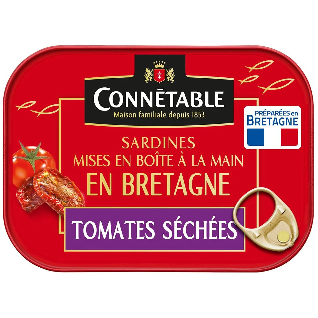 CONNETABLE Sardines à l'ancienne aux tomates séchées 115g