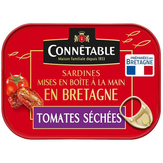 CONNETABLE Sardinen "à l'ancienne" mit getrockneten Tomaten 115g