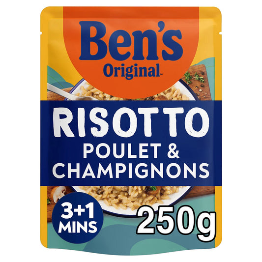 BEN'S ORIGINAL Risotto poulet & champignons 250g