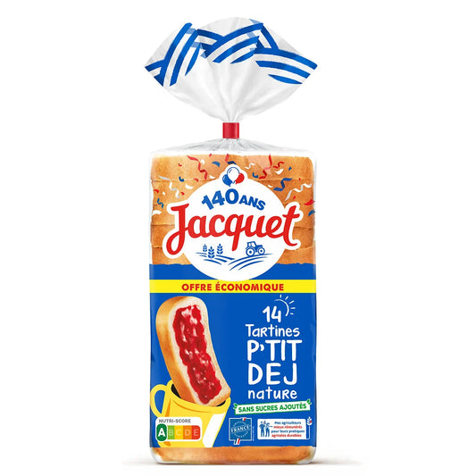 JACQUET Tartine P'tit Déj nature x14 - 410g*