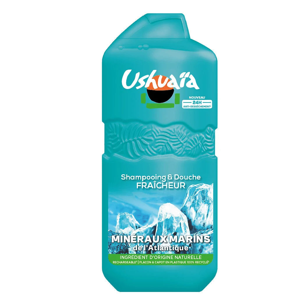 USHUAIA Gel douche minéraux marins 490ml