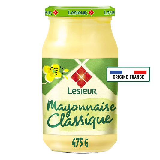 LESIEUR Mayonnaise classique à l'huile de colza origine France 475g