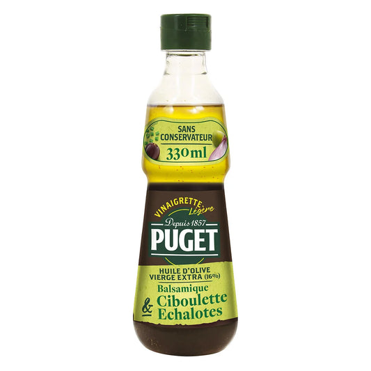 PUGET Vinaigrette légère vinaigre balsamique ciboulette échalotes 33CL