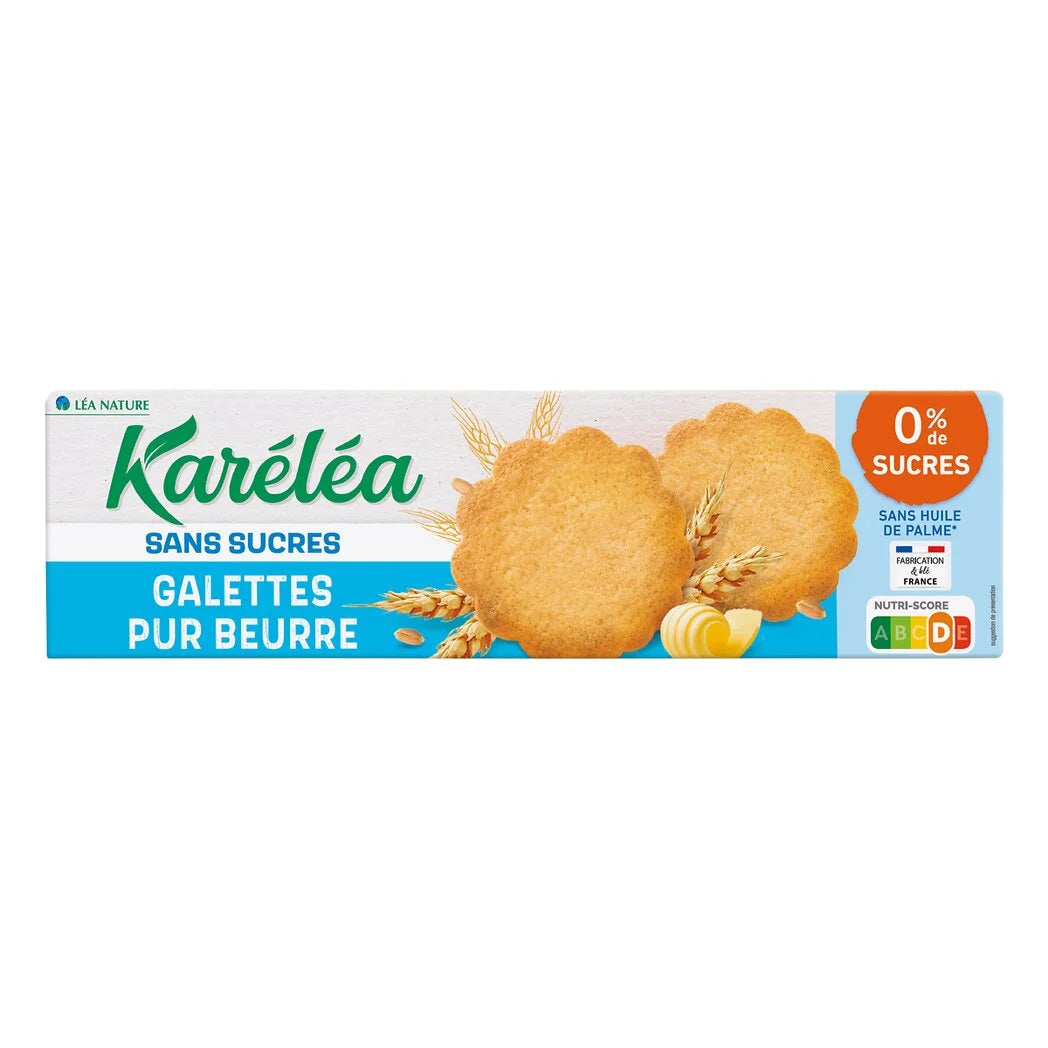 KARELEA Pure Butter Biscuits with Guérande Sea Salt 125g