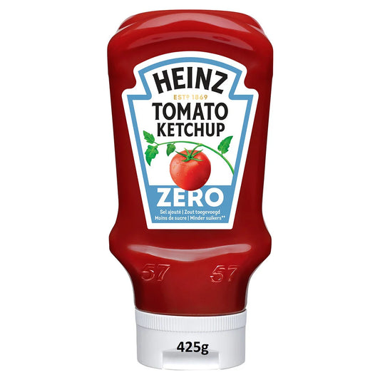 HEINZ Ketchup sans sucres et sel ajoutés 425g