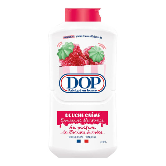 DOP Gel douche crème - Parfum fraises 310ml