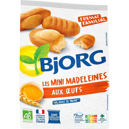 BJORG - Bio-Madeleines mit frischen Eiern ohne Palmöl 400g