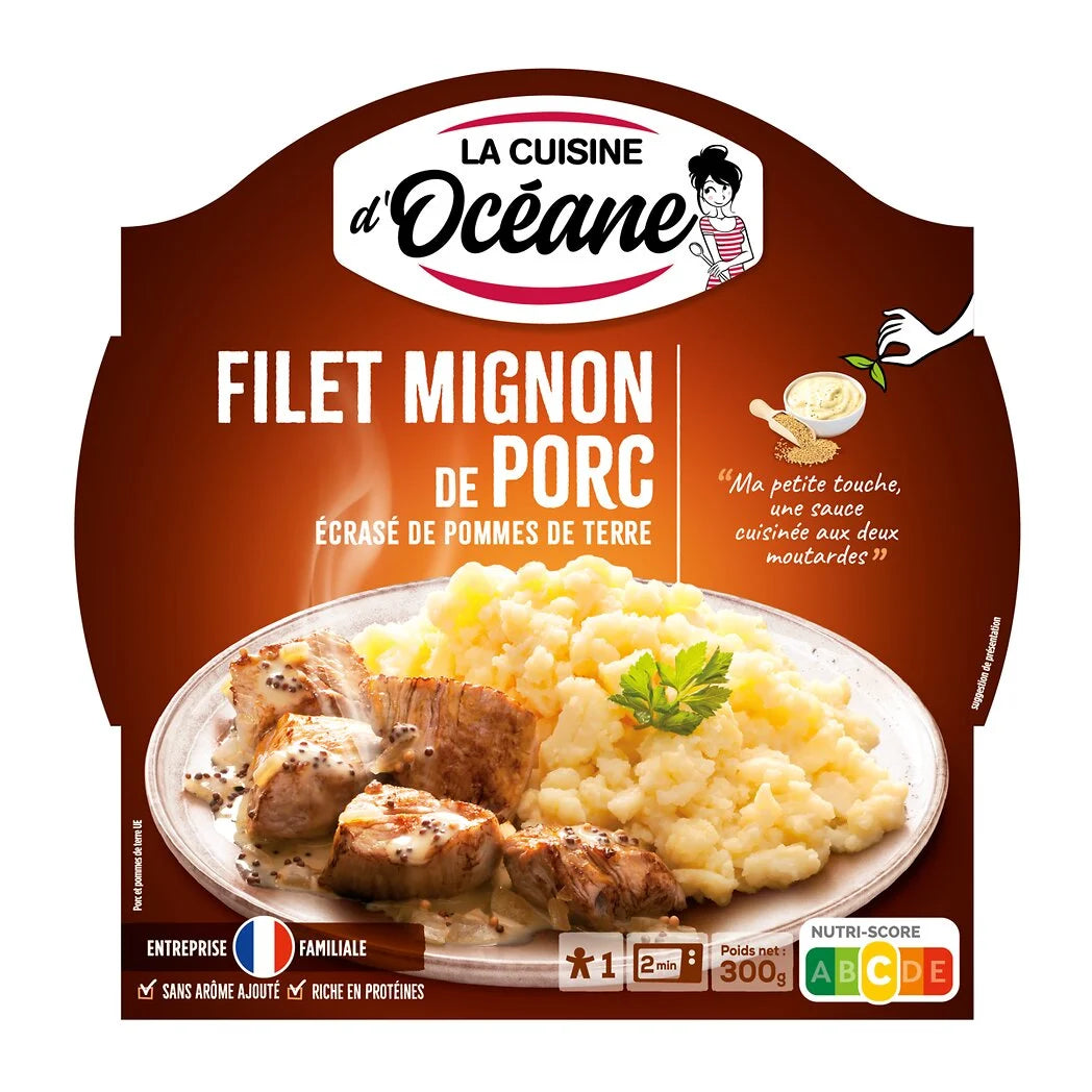 LA CUISINE D'OCEANE Filet mignon de porc écrasé de pomme de terre 300g