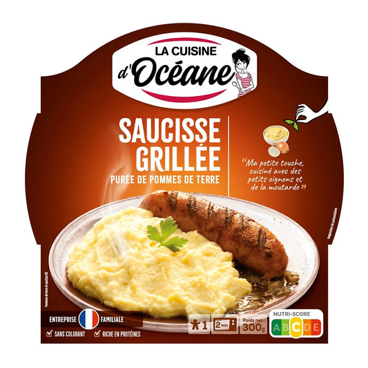 LA CUISINE D'OCEANE Grilled Sausage & Mashed Potatoes 300g