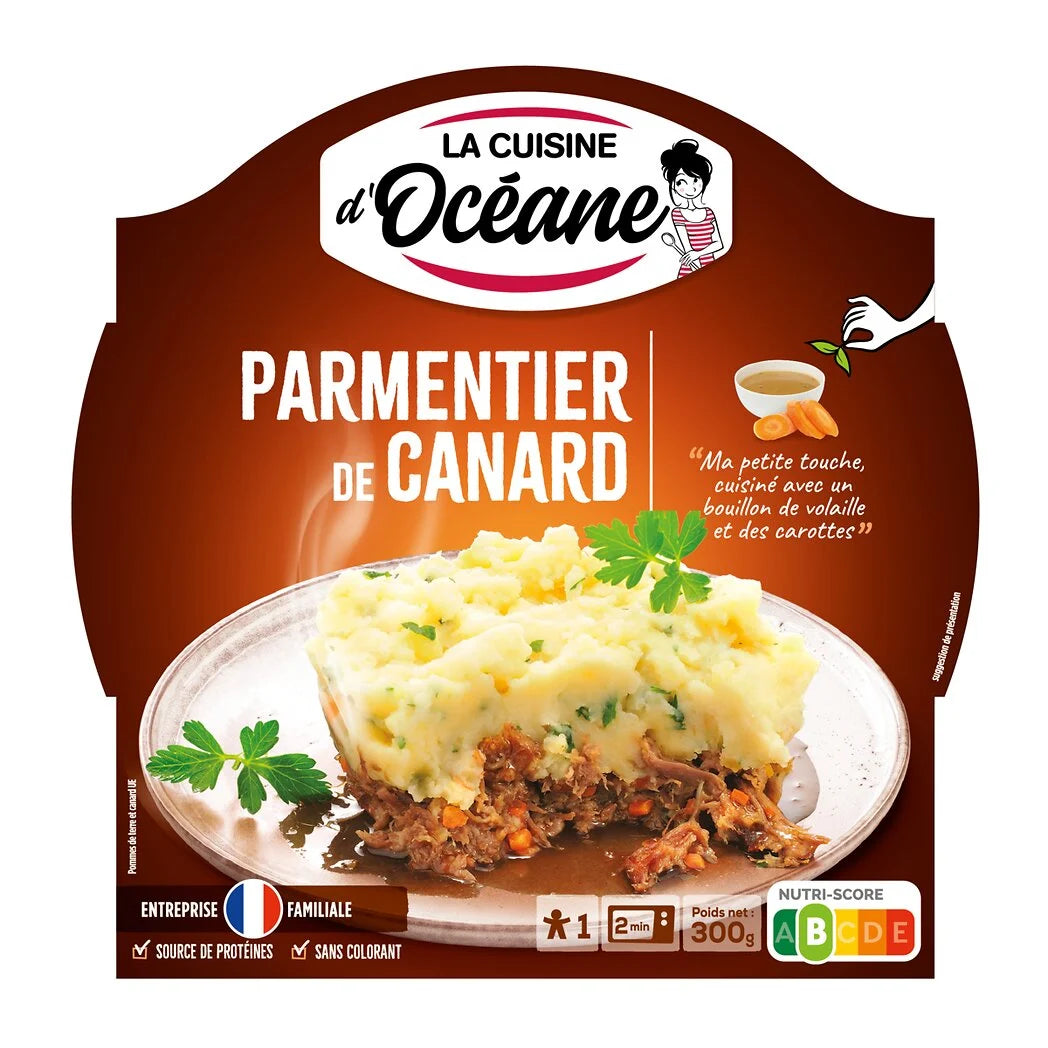 LA CUISINE D'OCEANE Parmentier de canard 300g