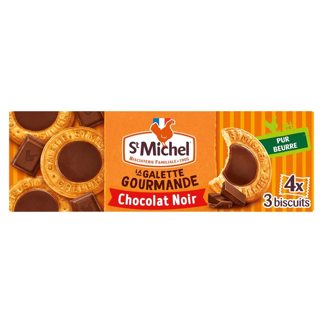 ST MICHEL Galettes nappées chocolat 121g
