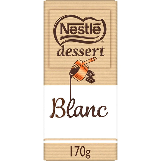 NESTLÉ Tablette de chocolat blanc 170g
