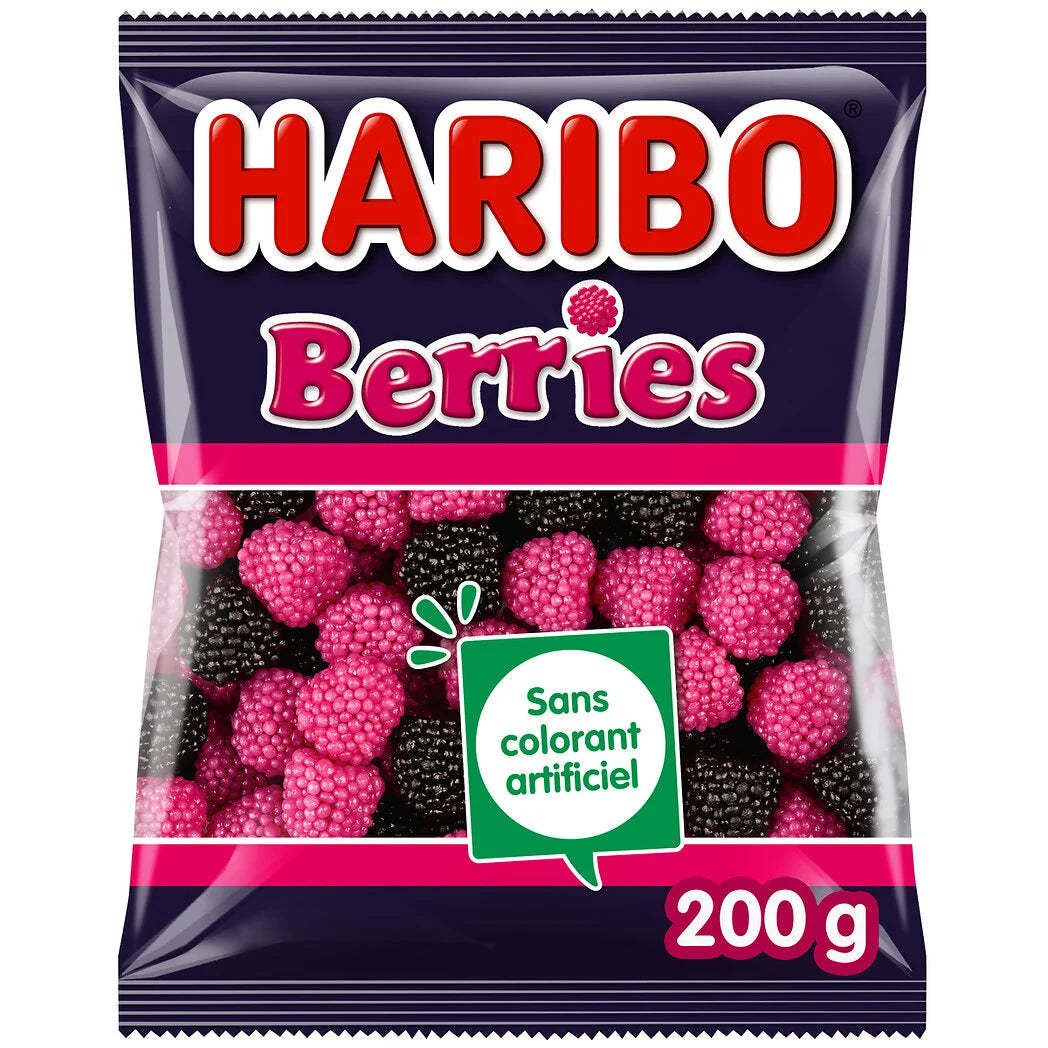 HARIBO Bonbons Berries fruits 200g