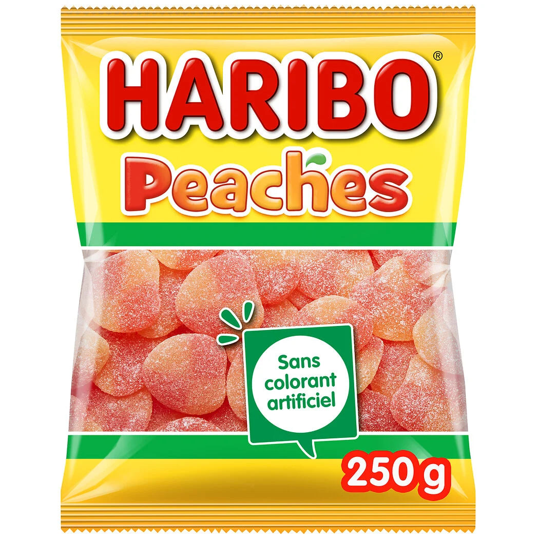 HARIBO Bonbons peaches 250g