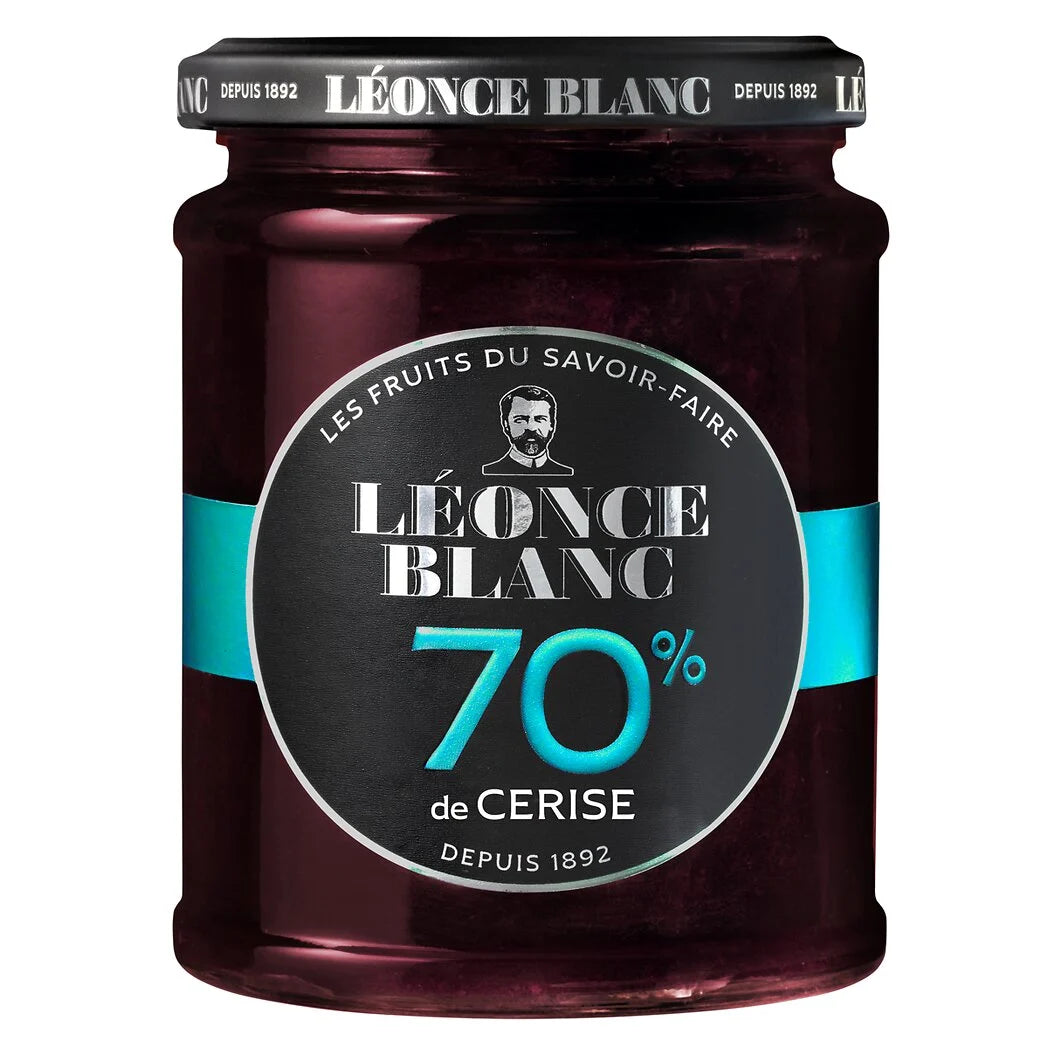 LEONCE BLANC Confiture de cerises allégée en sucres 320g