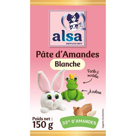 ALSA Pâte d'Amandes blanche 150g